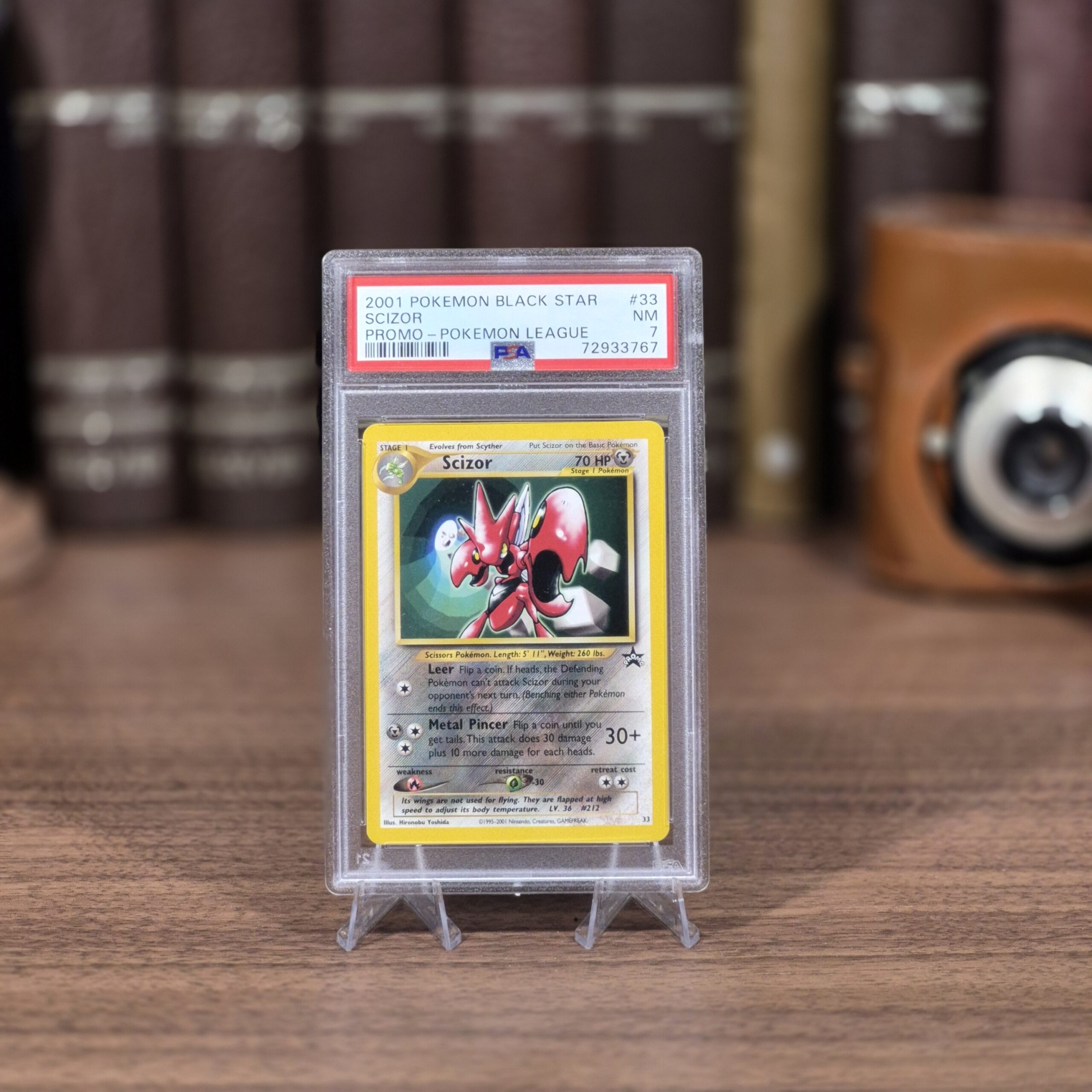 PSA 7 Scizor WotC Black Star Promo #33