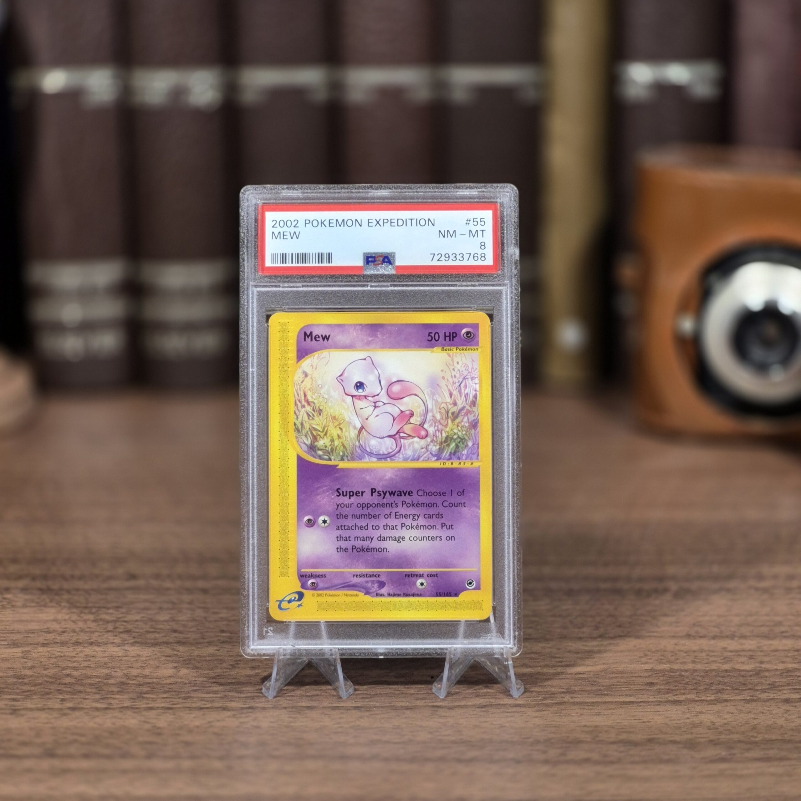 Pokémon TCG: PSA 8 Mew Expedition 55