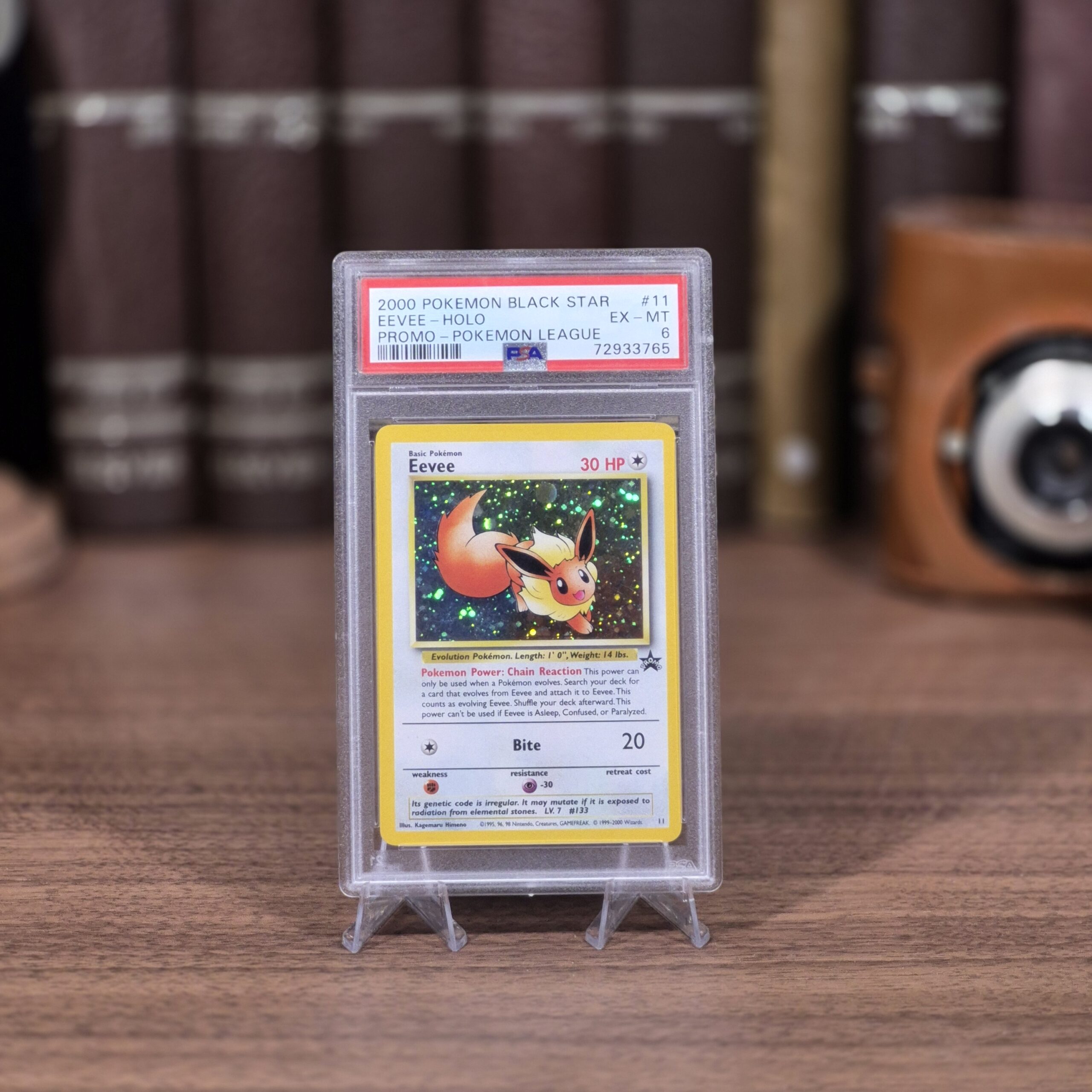 PSA 6 Eevee Holo Black Star Promo #11